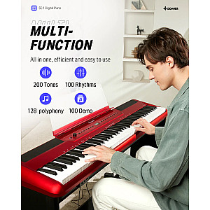 Donner SE 1 88 Key Graded Hammer Action Full Weighted Portable Digital Piano
